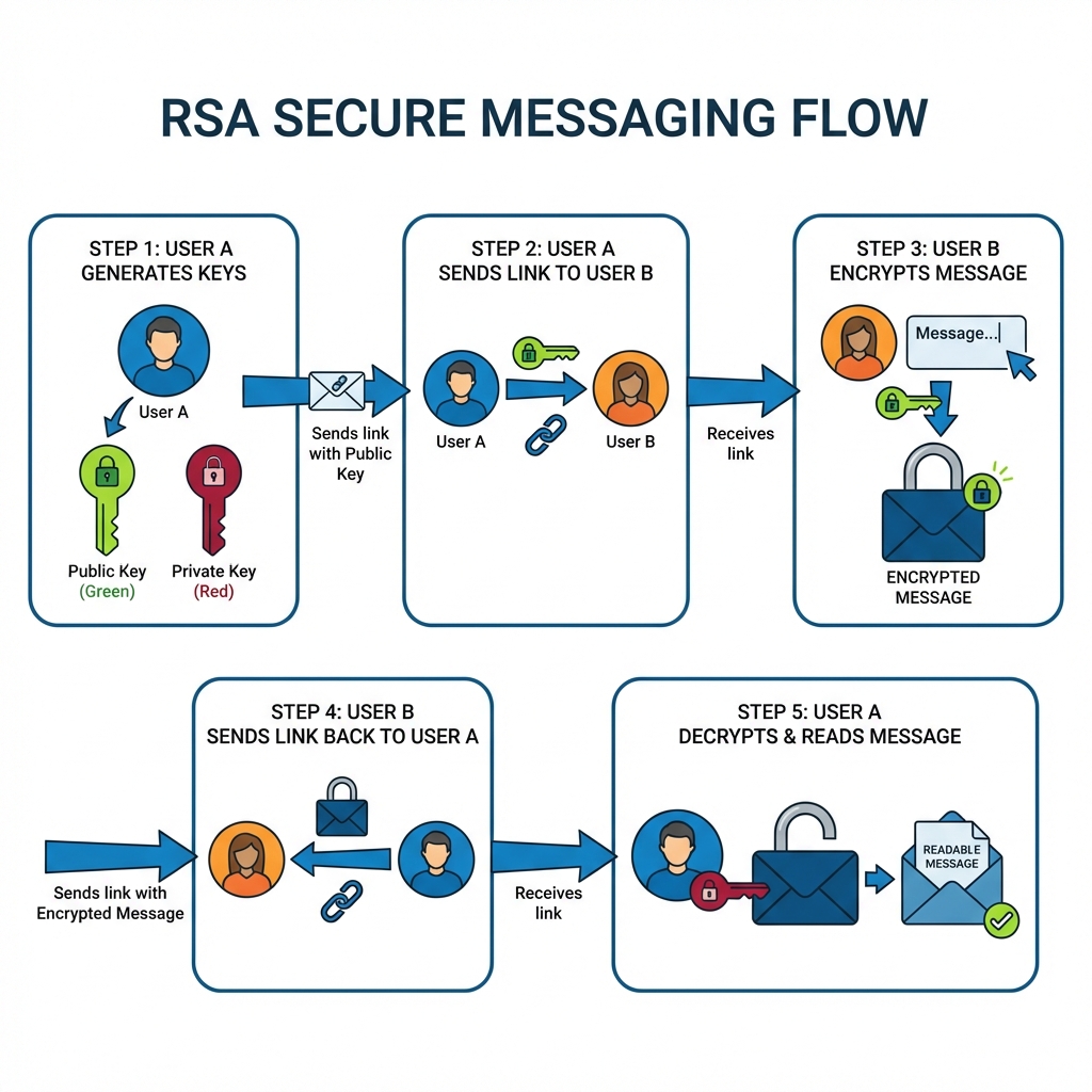 RSA Secure Messaging Flow